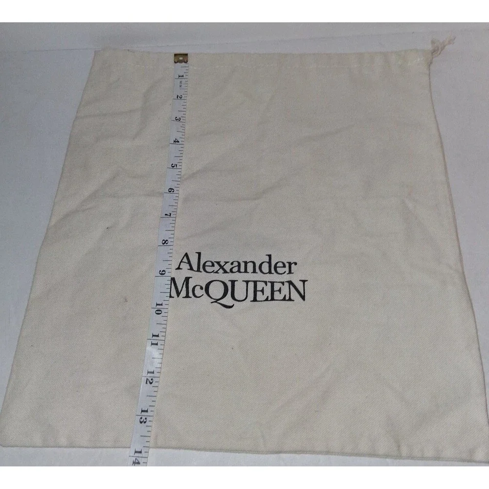 * Alexander McQueen* Cotton  Dust Protection Logo Drawstring Bag